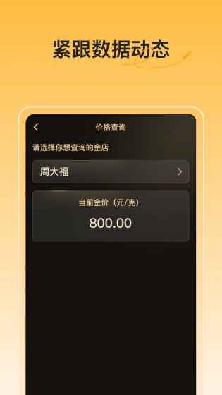 看黄金涨跌 - 实时金价行情走势分析工具 Hero图